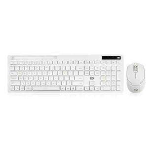 FOETOR iK7800 Wireless Keyboard and Mouse Set (White)
