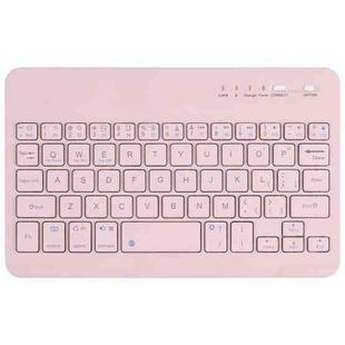 7 inch Universal Tablet Bluetooth Keyboard, Support Windows / IOS / Android System (Pink)