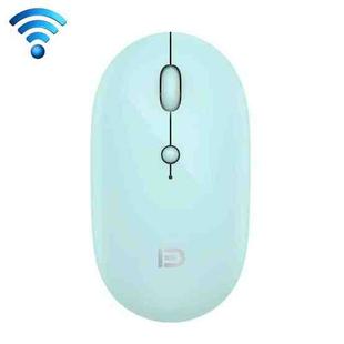 FOETOR E100us 2.4G + Type-C / USB-C Rechargeable Dual Modes Wireless Mouse (Blue)