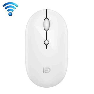 FOETOR E100us 2.4G + Type-C / USB-C Rechargeable Dual Modes Wireless Mouse (White)