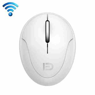 FOETOR i889d Mini Mute Rechargeable Dual Modes Wireless Mouse (White)