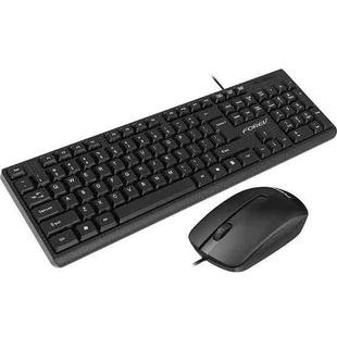 FOREV FV68 Wired Gaming Keyboard Mouse Set (Black)