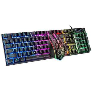 D500 Crack Game Backlight Keyboard Mouse Set