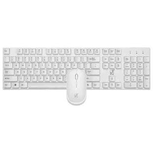 ZGB 8820 Candy Color Wireless Keyboard + Mouse Set (White)