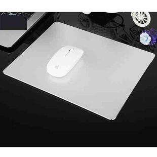 Extended Large Slim Anti-Slip Aluminium Alloy Gaming and Office Keyboard Mouse Pad Mat, Size: 240 x 170 x 4 mm(Silver)