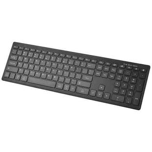 169 2.4Ghz + Bluetooth  Dual Mode Wireless Keyboard, Compatible with iSO & Android & Windows (Black)