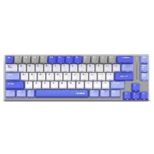 LEOBOG K67 2.4G Bluetooth Wireless RGB Three Mode Customized Mechanical Keyboard, Ice Crystal Switch (Blue)