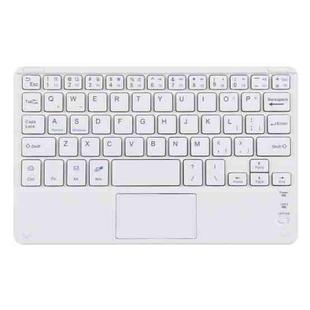 Mini Bluetooth Wireless Keyboard with Touch Panel, Compatible with All Android & Windows 7 inch Tablets with Bluetooth Functions(White)
