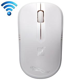 ZGB 101B 2.4GHz 1600 DPI Professional Commercial Wireless Optical Mouse Mute Silent Click Mini Noiseless Mice for Laptop, PC, Wireless Distance: 30m(White)