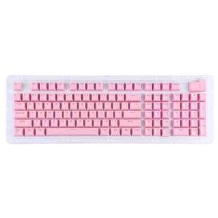 ABS Translucent Keycaps, OEM Highly Mechanical Keyboard, Universal Game Keyboard (Pink)