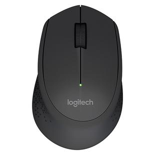 Logitech M280 2.4GHz 3-keys 1000DPI Wireless Optical Mouse, Wireless Range: 10m(Black)