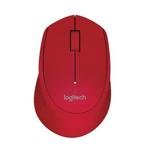 Logitech M280 2.4GHz 3-keys 1000DPI Wireless Optical Mouse, Wireless Range: 10m (Red)