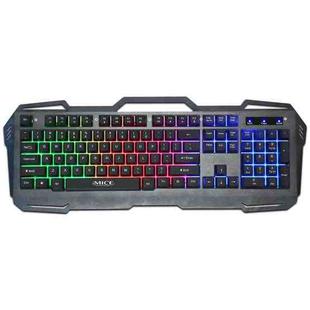 iMICE AK-400 USB Interface 104 Keys Wired Colorful Backlight Gaming Keyboard for Computer PC Laptop(Black)
