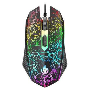 SHIPADOO D620 1600 DPI Three-speed Adjustable Four-button Cool Colorful Respiration Light Gaming Wired Mouse