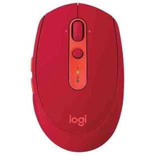 Logitech M585 1000DPI Multi-tasking Flow 2.4GHz Wireless Bluetooth Dual Mode Mouse(Red)