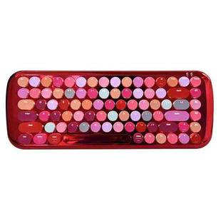 Mofii Girly Heart Lipstick Wireless Bluetooth Keyboard (Red)