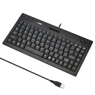 MC Saite MC-9712 Wired 88 Keys Multimedia Computer Keyboard with Trackball for Windows