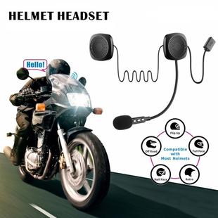 T2 Bluetooth V5.0 Helmet Headset 5V for Motorcycle Driving with Anti-interference Microphone