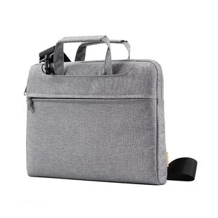 POFOKO A500 13.3 inch Portable Business Casual Polyester Multi-function Laptop Bag with Shoulder Strap(Grey)