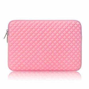 Diamond Texture Laptop Liner Bag, Size: 12-13 inch(Pink)