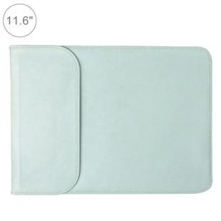 11.6 inch PU + Nylon Laptop Bag Case Sleeve Notebook Carry Bag, For MacBook, Samsung, Xiaomi, Lenovo, Sony, DELL, ASUS, HP(Mint Green)