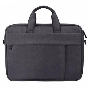 DJ03 Waterproof Anti-scratch Anti-theft One-shoulder Handbag for 13.3 inch Laptops, with Suitcase Belt(Black)