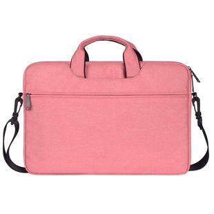ST01S Waterproof Oxford Cloth Hidden Portable Strap One-shoulder Handbag for 13.3 inch Laptops(Pink)