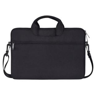 ST01S Waterproof Oxford Cloth Hidden Portable Strap One-shoulder Handbag for 14.1 inch Laptops(Black)