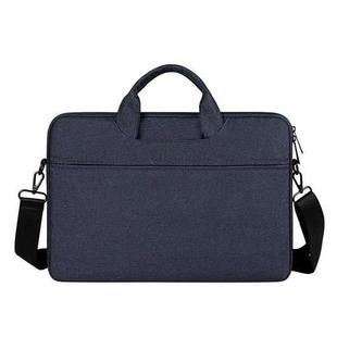 ST01S Waterproof Oxford Cloth Hidden Portable Strap One-shoulder Handbag for 14.1 inch Laptops (Navy Blue)