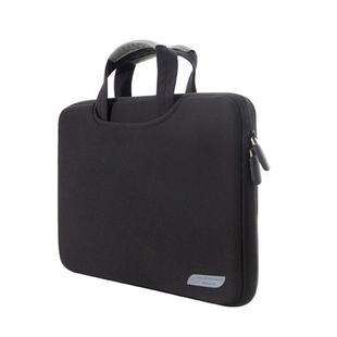 12 inch Portable Air Permeable Handheld Sleeve Bag for MacBook, Lenovo and other Laptops, Size:32x21x2cm(Black)