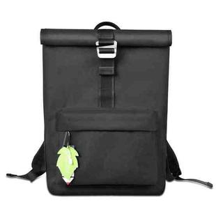 WIWU 15.6 inch Large Capacity Fashion Leisure Sports Backpack Travel Laptop Bag(Black)