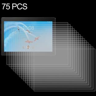75 PCS for Lenovo TAB 4 10 Plus 0.3mm 9H Hardness Tempered Glass Screen Film