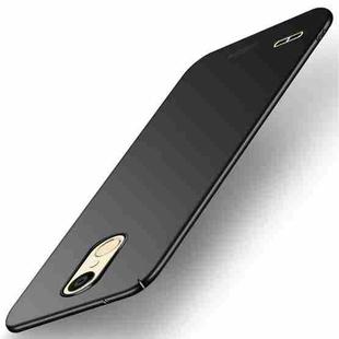 MOFI for LG K10 (2018) Frosted PC Ultra-thin Edge Fully Wrapped Protective Back Cover Case(Black)