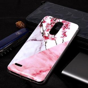 Marble Pattern Soft TPU Case For LG K8 (2018)(Plum Blossom)