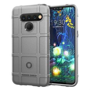 Full Coverage Shockproof TPU Case for LG V50 ThinQ (Grey)
