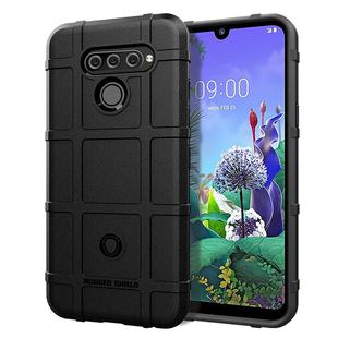Shockproof Protector Cover Full Coverage Silicone Case for LG Q60 (Black)