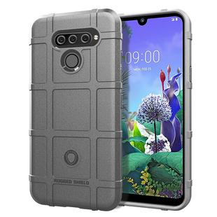 Shockproof Protector Cover Full Coverage Silicone Case for LG Q60 (Grey)
