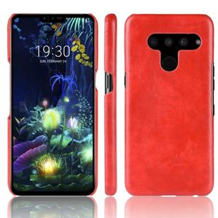 Shockproof Litchi Texture PC + PU Protective Case for LG V50 ThinQ 5G (Red)