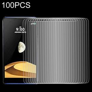 100 PCS 9H 2.5D Tempered Glass Film for LG X max