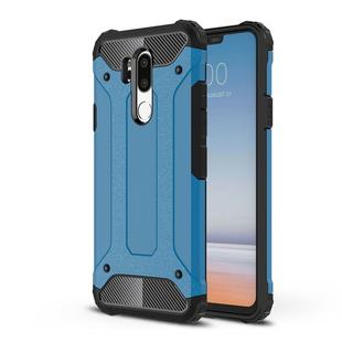 For LG G7 ThinQ Full-body Rugged TPU + PC Combination Back Cover Case (Blue)