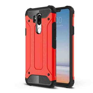 For LG G7 ThinQ Full-body Rugged TPU + PC Combination Back Cover Case (Red)