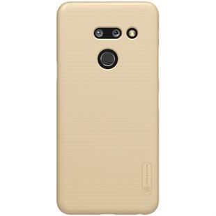 NILLKIN Frosted Concave-convex Texture PC Case for LG G8 ThinQ (Gold)