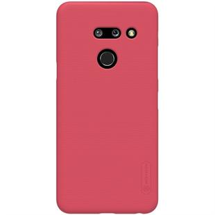 NILLKIN Frosted Concave-convex Texture PC Case for LG G8 ThinQ (Red)