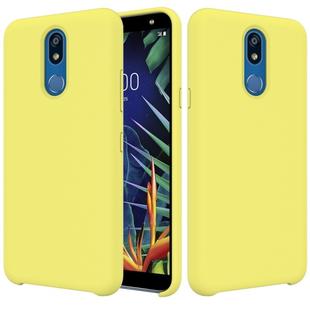 Ultra-thin Liquid Silicone Dropproof Protective Case for LG K40(Yellow)