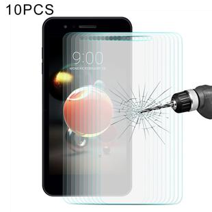 10 PCS ENKAY Hat-Prince for LG K8 (2018) 0.26mm 9H Hardness 2.5D Curved Edge Tempered Glass Screen Film