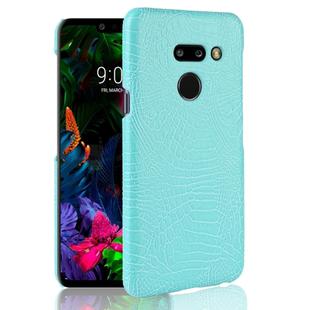 Shockproof Crocodile Texture PC + PU Case for LG G8 ThinQ (Green)