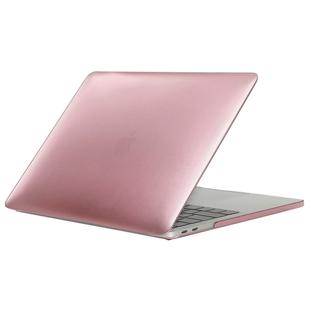 For 2016 New Macbook Pro 13.3 inch A1706 & A1708 Laptop PC + Metal Oil Surface Protective Case (Rose Gold)