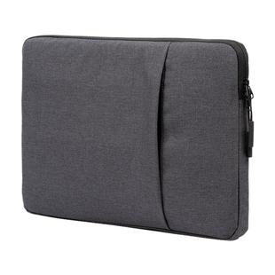 POFOKO A210 13.3 inch Portable Business Water-repellent Polyester Suit Fabric Laptop Inner Package Bag(Black)