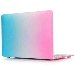 Blue and Pink Color Gradient Protective Case for MacBook Air 13.3 inch A1932 (2018) & A2179 (2020)