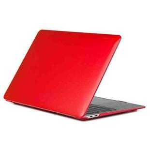 For MacBook Air 13.3 inch A1932 2018 & A2179 2020 & A2337 Laptop Crystal Style Protective Case(Red)